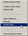 Photoshop Stroke Path