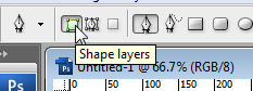 Oen Tool Shape Layers