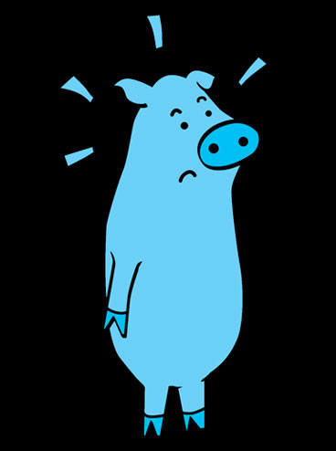 Blue Pig